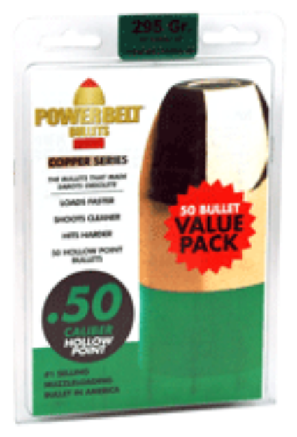 Picture of Cva Powerbelt Bullets 50 Cal 295Gr Copper Hp 50Ct!