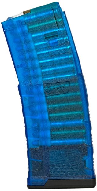 Picture of Mft Exd Magazine Ar15 5.56X45 223 30Rd Clear Blue Polymer
