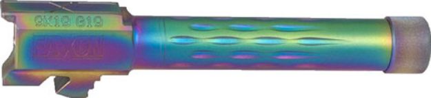 Picture of Faxon Fits Glock 19 Barrel 9Mm Flame Flute Threaded Chameleon