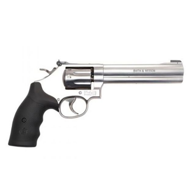 Picture of S&W 648 22Wmr 6" Patridge Fs Stainless Steel Synthetic Grip