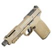 Picture of S&W M&P 5.7 No Thumb Safety 5" 2-22 Rd Mags Optic Cut Fde