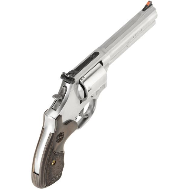 Picture of S&W 686 3-5-7 357 5" As 7-Sh Ss Unfluted Cylinder Wood