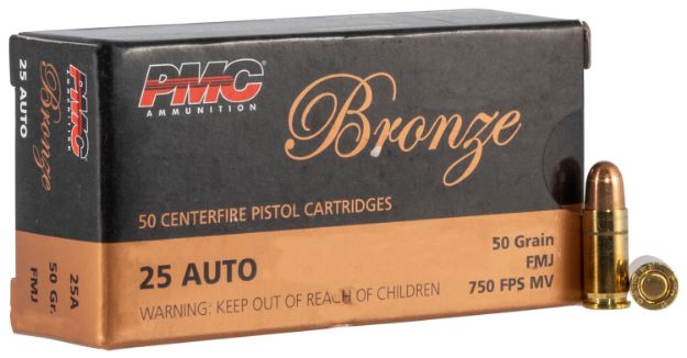 Picture of PMC BRNZ 25ACP 50GR FMJ 50/1000