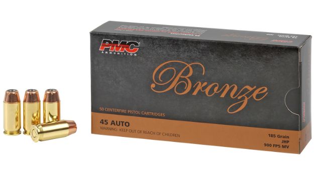 Picture of PMC BRNZ 45ACP 185GR JHP 50/1000