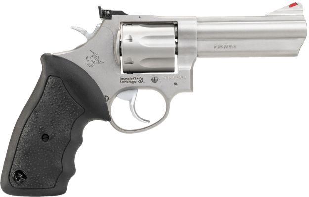 Picture of Taurus 66 357Mag 4" As 7-Shot Matte Stainless Steel Rubber