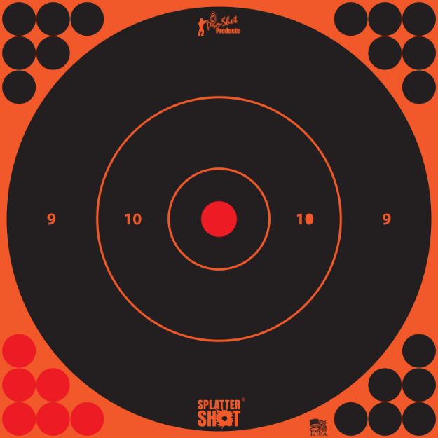 Picture of PRO-SHOT TARGET 12" ORN BULLSEYE 5PK