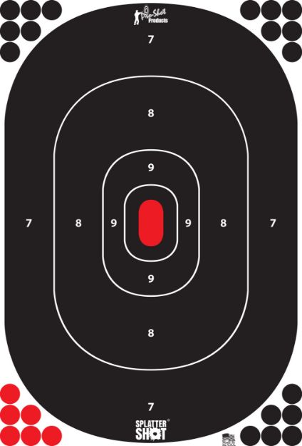 Picture of PRO-SHOT TARGET 12X17" SILH P&S 5PK