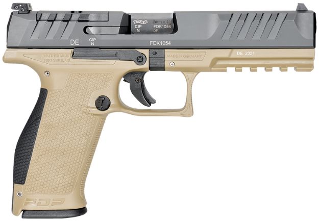 Picture of Walther Pdp Or 9Mm 5" 18-Shot Tan Polymer Frame
