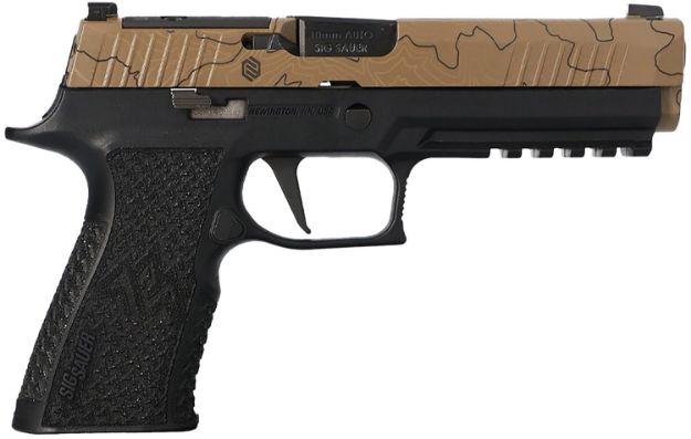 Picture of Sig P320 Xten Endure 10Mm 5" Xray3 (3)15Rd Tan Topo/Black