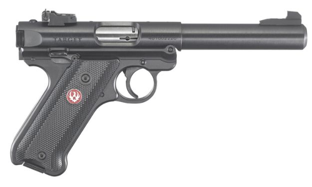 Picture of Ruger Mark Iv Target 22Lr 5.5" Bull As Black Plastic