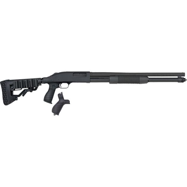Picture of Mossberg 590 Tactical 12Ga 3" 9Rd 20" Adj Stock Blued/Syn