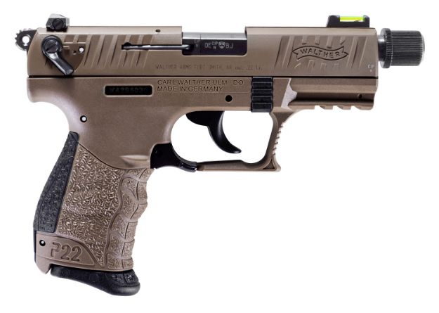 Picture of Walther P22q 22Lr 3.4" As Tactical Full Fde 10-Shot