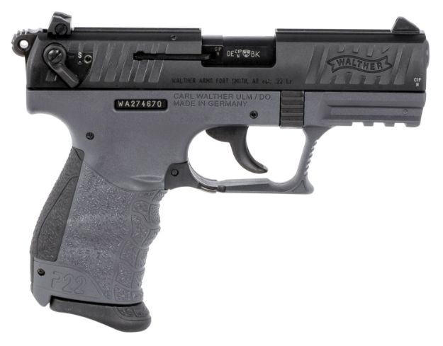 Picture of Walther P22 Ca 22Lr 3.42" As 10-Shot Tungsten Gray Poymer