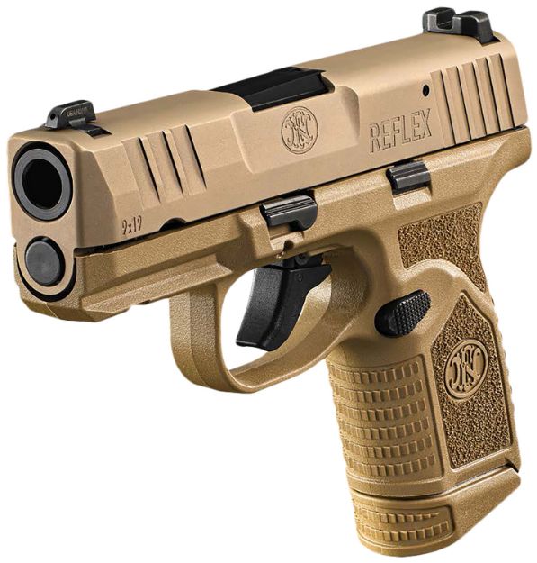 Picture of Fn Reflex 9Mm Luger 1-11Rd 1-15Rd Fde Safety