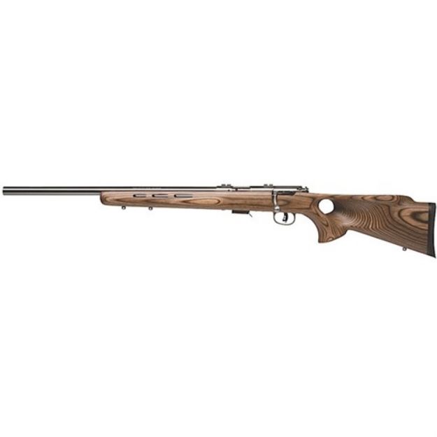 Picture of Savage 93R17-Btvlss 17Hmr Lh 21"Hb Acu-Tgr Ss/Br Lam T-Hole