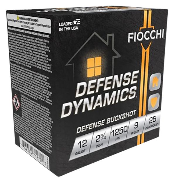 Picture of FIOCCHI HM DEFNS BUCK 12GA #1 25/250