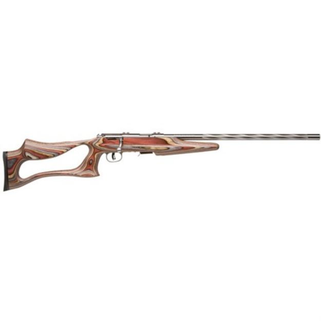 Picture of Savage 93R17-Bsev 17Hmr 21"Hb Fluted Acu-Tgr Ss/Brn Lam Evo