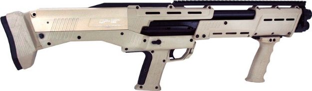 Picture of Dp-12 12 Ga Double Barrel Pump Shotgun 16 Rds Tan!
