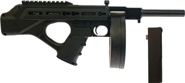 Picture of Stand Mfg Jackhammer Sd 22Lr 5 3/8" Bbl 10Rd Stk/50 Rd Drum