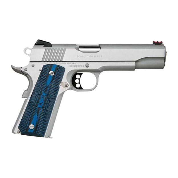 Picture of Colt Competition 9Mm 5" 8Rd Stainless Blue G10 Grips