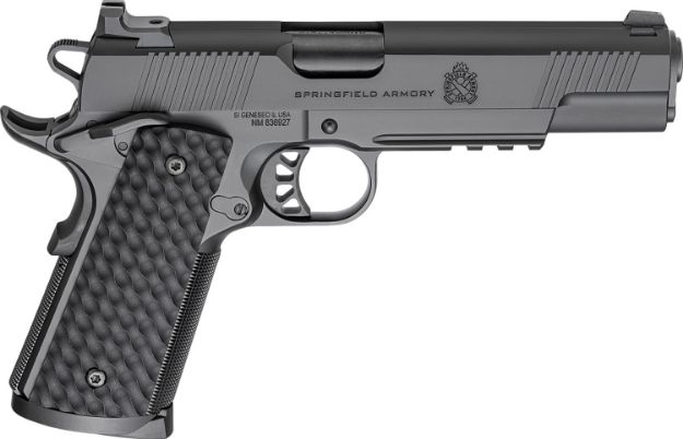 Picture of Springfield 1911 Trp 45Acp 5" 8Rd Black W/Rail Vz Grips