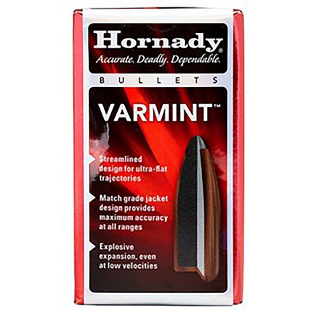 Picture of Hornady Bullets 22 Cal .224 50Gr Jsp 100Ct 40Bx/Cs