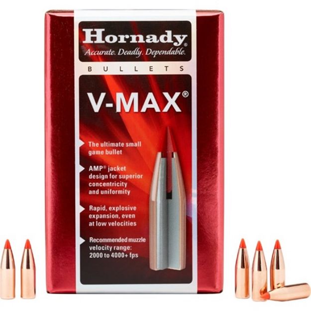 Picture of Hornady Bullets 7Mm .284 Cal 120Gr V-Max 100Ct 25Bx/Cs