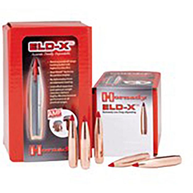Picture of Hornady Bullets 6.5Mm .264 143Gr. Eld-X 100Ct 15Bx/Cs