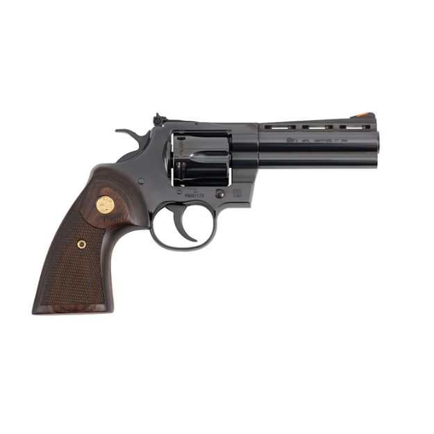 Picture of Colt Python 357Mag 4.25" 6Rd Blued Walnut Gold Medallion