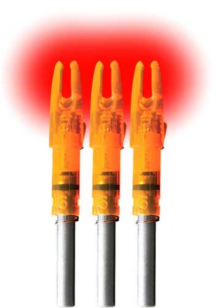 Picture of Lumenok Lighted Nock Gt-Series Hd Orange 3Pk