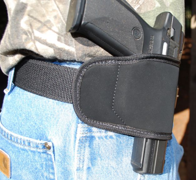 Picture of Grovtec Multi-Fit Holster Rh Mrd/Lg Autos Black Belt Slide