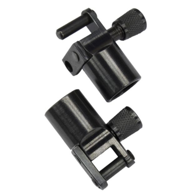 Picture of Grovtec Push Button Base To Swivel Stud Adaptor Black