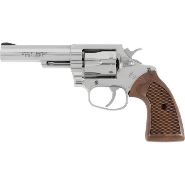 Picture of Colt Viper 357Mag 4.25" 6Rd Stainless Walnut Grips