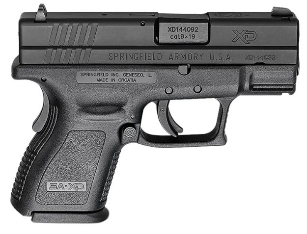 Picture of Springfield Xd Sub-Compact 9Mm 3" 10Rd Fs Black<