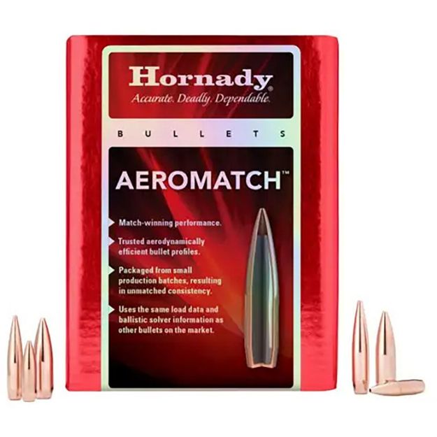 Picture of Hornady Bullets 30 Cal .308 168Gr Hpbt 500Ct 6Bx/Cs
