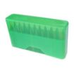 Picture of Mtm Ammo Box Large Rifle 20 Rounds Slip Top Clear Green