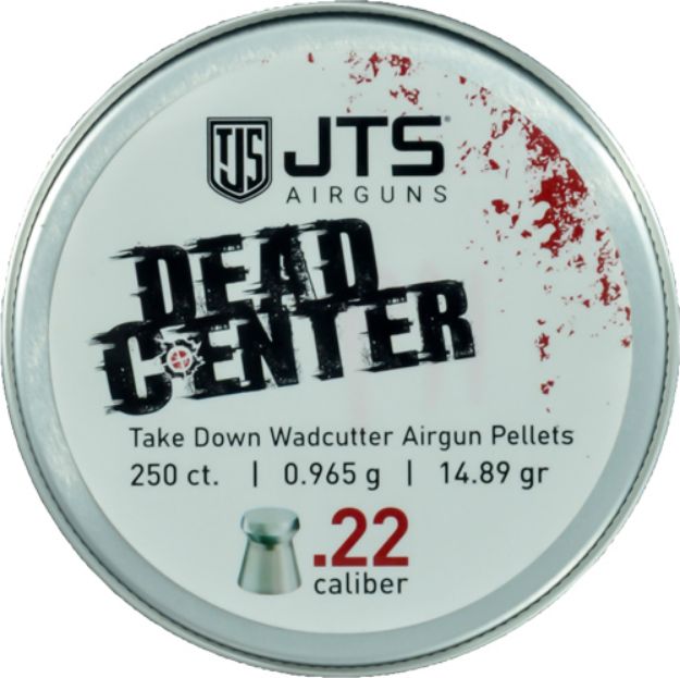 Picture of Jts Pellets Dead Center 22 Wadcutter 14.89 Gr 250Ct