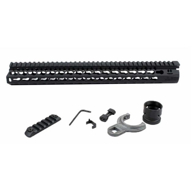 Picture of Bcm Rail Alpha 17" Keymod Black Fits Ar-15 !