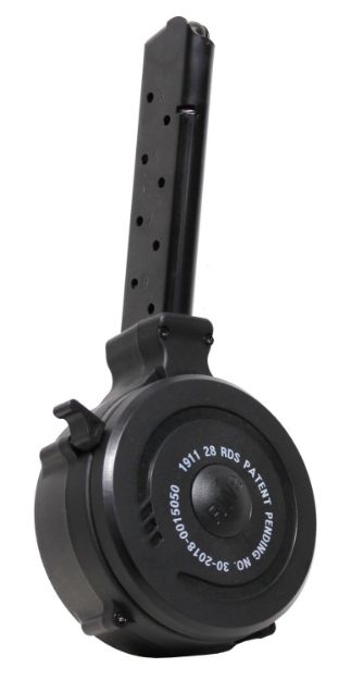 Picture of Iver Johnson Magazine 1911 Fs 45Acp 28Rd Drum Black