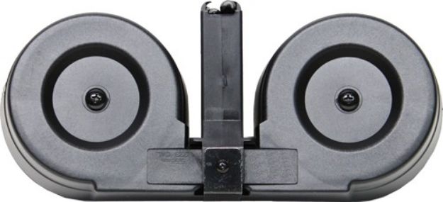 Picture of Iver Johnson Magazine Ar15 223 100Rd Drum Blk/Clear Poly