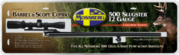 Picture of Mossberg Barrel & Scope 500 12Ga 24" Trophy W/3-9 Blued
