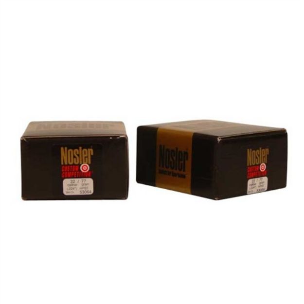 Picture of Nosler Bullets 22 Cal .224 77Gr Hp-Bt Custom Comp. 250Ct