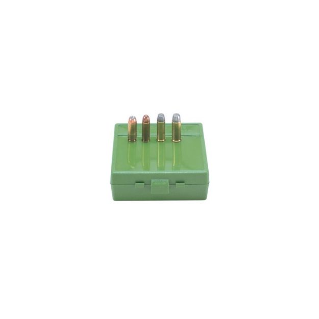 Picture of Mtm Ammo Box 50Ae/50Sw Mag 64-Rounds Flip Top Style Green