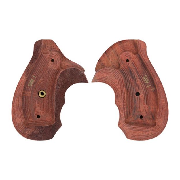 Picture of Pachmayr Laminated Wood Grips S&W J-Frame Rosewood Checkered