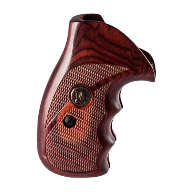 Picture of Pachmayr Laminated Wood Grips S&W K&L-Frame Rnd Butt Rosewd