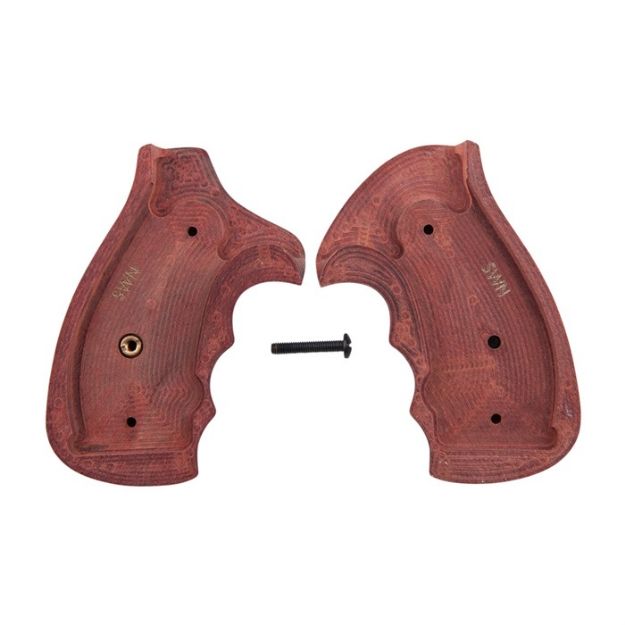 Picture of Pachmayr Laminated Wood Grips S&W N-Frame Rnd.Butt Rosewood