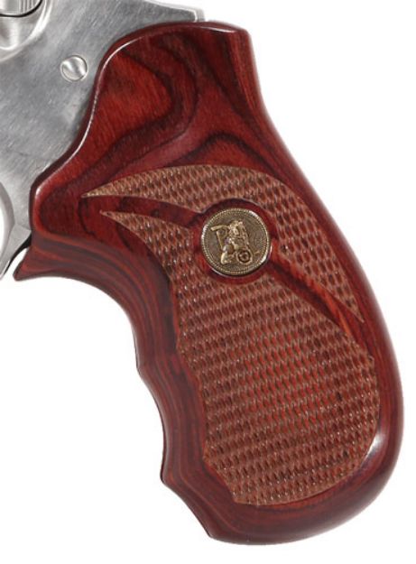 Picture of Pachmayr Laminated Wood Grips Ruger Sp101 Rosewood Checkered