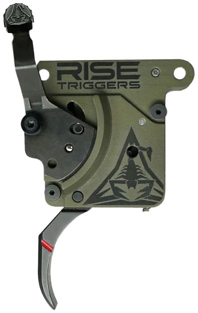 Picture of Rise Trigger Reliant Hunter Rem 700 2-5Lb Curved Green/Blk