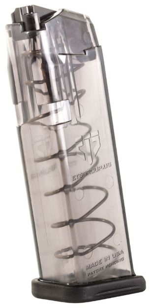 Picture of Ets Magazine For Glock 9Mm 15Rd Carbon Smoke Fits 19/26