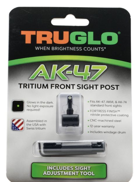 Picture of Truglo Sight Front Ak-47 Style Sight White Tritium